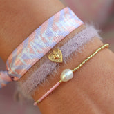 Bracelet miyuki pearl pink